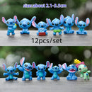 Kit Action Figure Stitch (4 ou 12 Peças) | Lilo & Stitch Colecionável