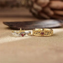 Anéis colecionáveis harry potter hogwarts e folhagem mágica (vendidos separadamente ou o par)