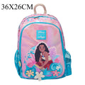 Mochila Escolar Infantil Moana Disney | Lançamento Brilhante Turquesa