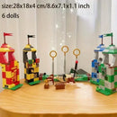 Blocos de montar: kit cenários harry potter (nôitibus, hogwarts e quadribol) | "LEGO"