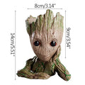 Action figure | mini baby groot  guardiões da galáxia para decoração | vaso de planta
