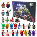 Action figure: Calendário do advento marvel titan hero 24 miniaturas