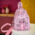 Bolsa Tiracolo Stitch e Angel | Sling Bag Nylon | Lilo & Stitch