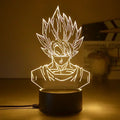 Luminária LED Dragon Ball  Z | Decoração Quarto Gamer/Anime