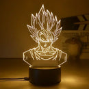 Luminária LED Dragon Ball  Z | Decoração Quarto Gamer/Anime