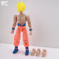 Boneco Articulado Dragon Ball Z | 30+ Pontos de Articulação e Peças Intercambiáveis
