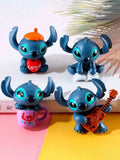 Kit Action Figure Stitch (4 ou 12 Peças) | Lilo & Stitch Colecionável