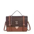 Bolsa satchel carteiro hogwarts estilo uniforme bruxo