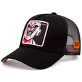 Boné Trucker Majin Buu DBZ | Tela Rosa e Patch Bordado Exclusivo